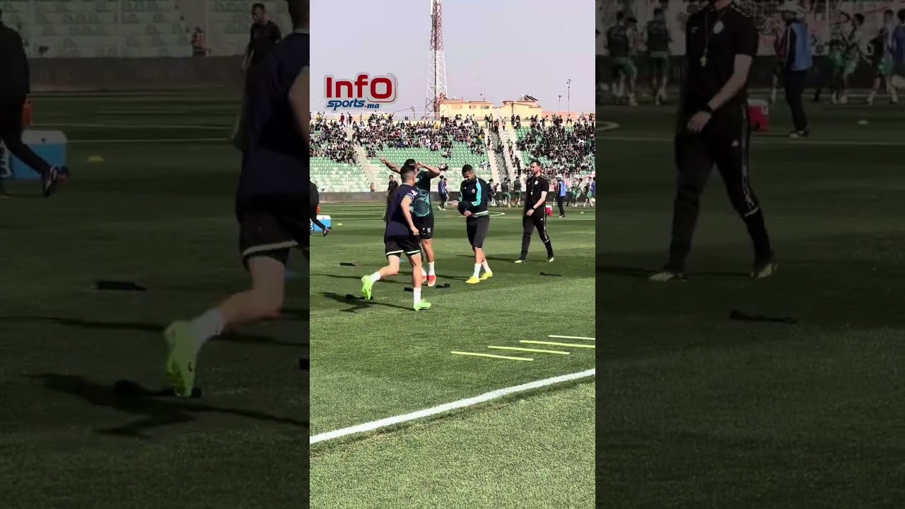 لاعبو الرجاء في آخر الاستعدادات قبل حسم اللقب