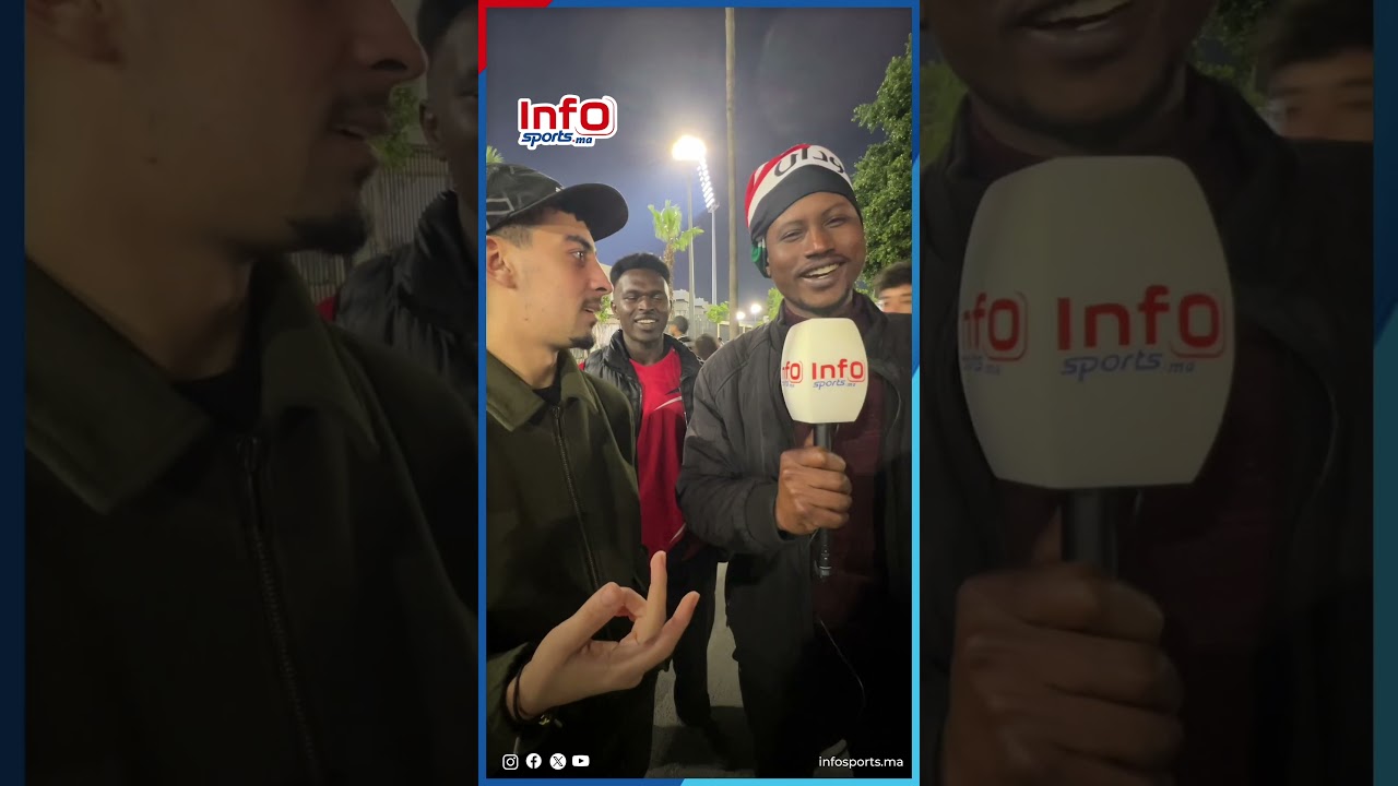 رغم خسارة المنتخب السوداني اليوم أمام بوركينا فاسو مشجع سوداني فرحان بالتنظيم و الشعب المغربي زوين