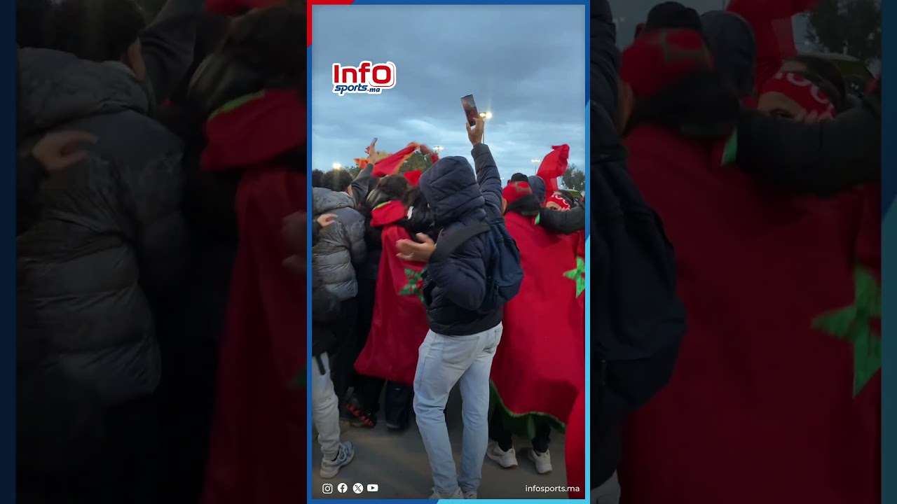 الجمهور المغربي في الموعد و يسرق الأنظار