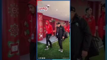 فيديو لعزّ الدين أوناحي بالعكّازات يؤكد غيابه عن مباراة تنزانيا