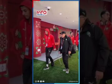 فيديو لعزّ الدين أوناحي بالعكّازات يؤكد غيابه عن مباراة تنزانيا