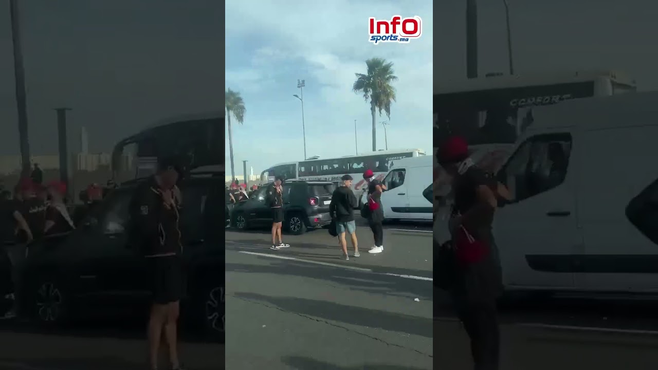 جماهير الوداد الرياضي تتنقل بكثافة الى الرباط بأعداد غفيرة لتشجيع فريقها أمام يعقوب المنصور