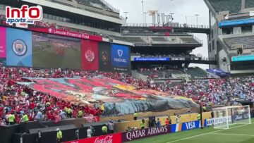 الوينرز تنقل إبداعها إلى الولايات المتحدة الأمريكية بتيفو عملاق في