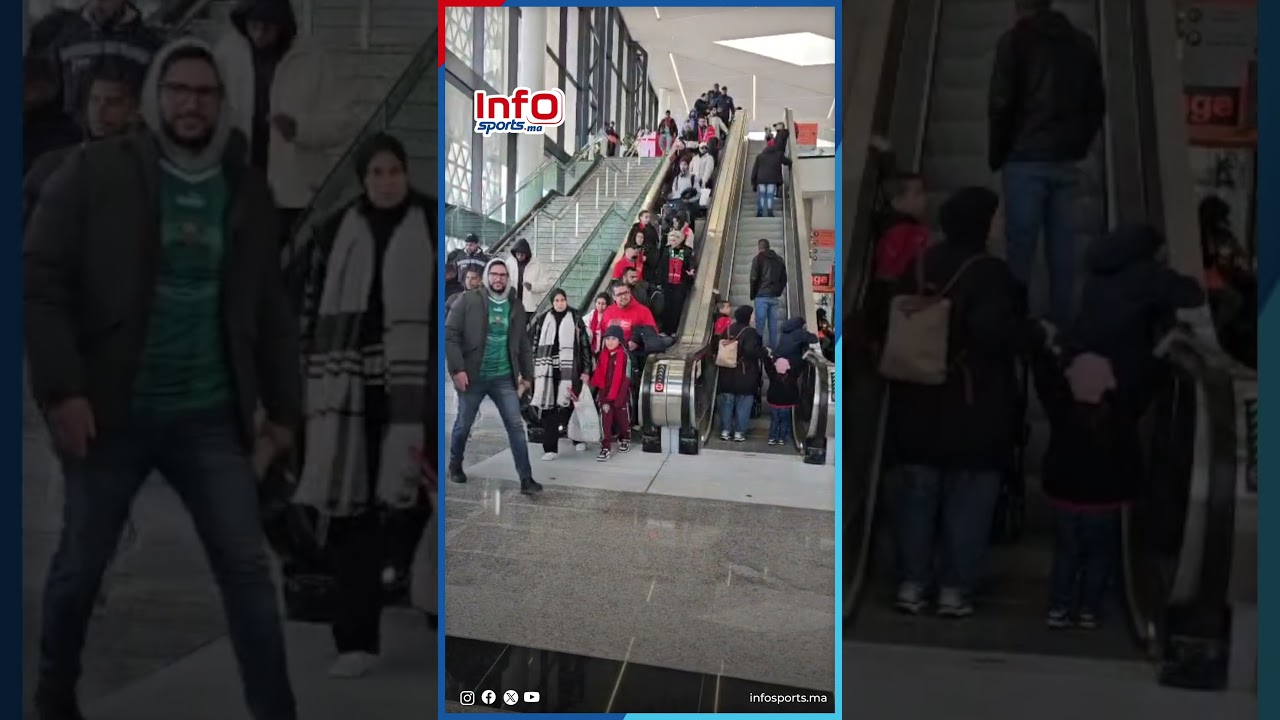 زحف جماهيري نحو الرباط من محطة حيّ الرياض ⚽🔥