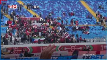 فرحت الجماهير الغينية بإلغاء الهدف الأول لبوركينا فاسو