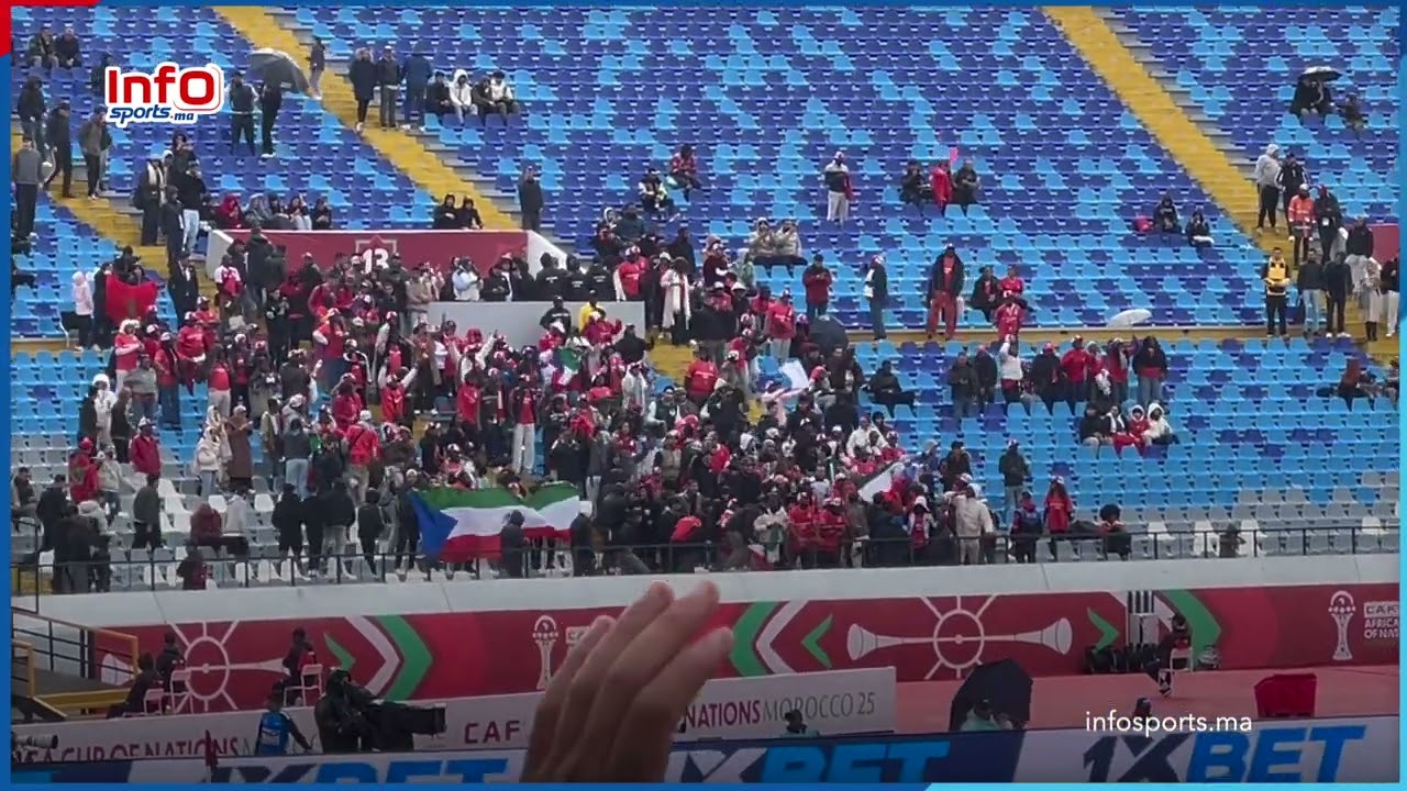 فرحت الجماهير الغينية بإلغاء الهدف الأول لبوركينا فاسو