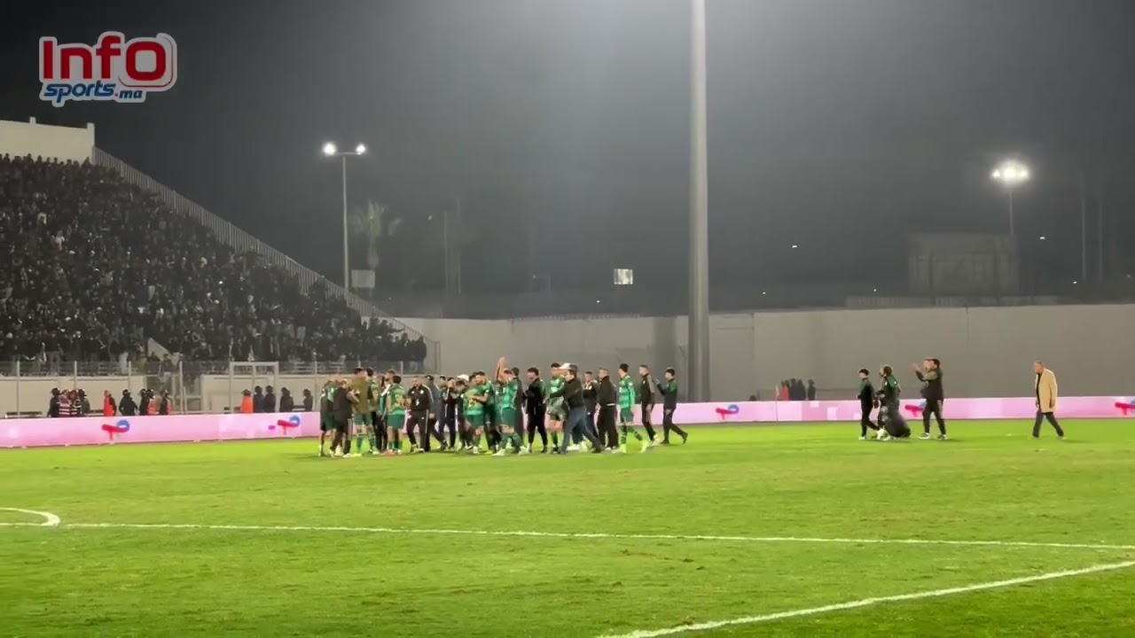 فيديو..فرحة لا توصف وشعار رائع "وديماري وايايا وديماري وايايا".