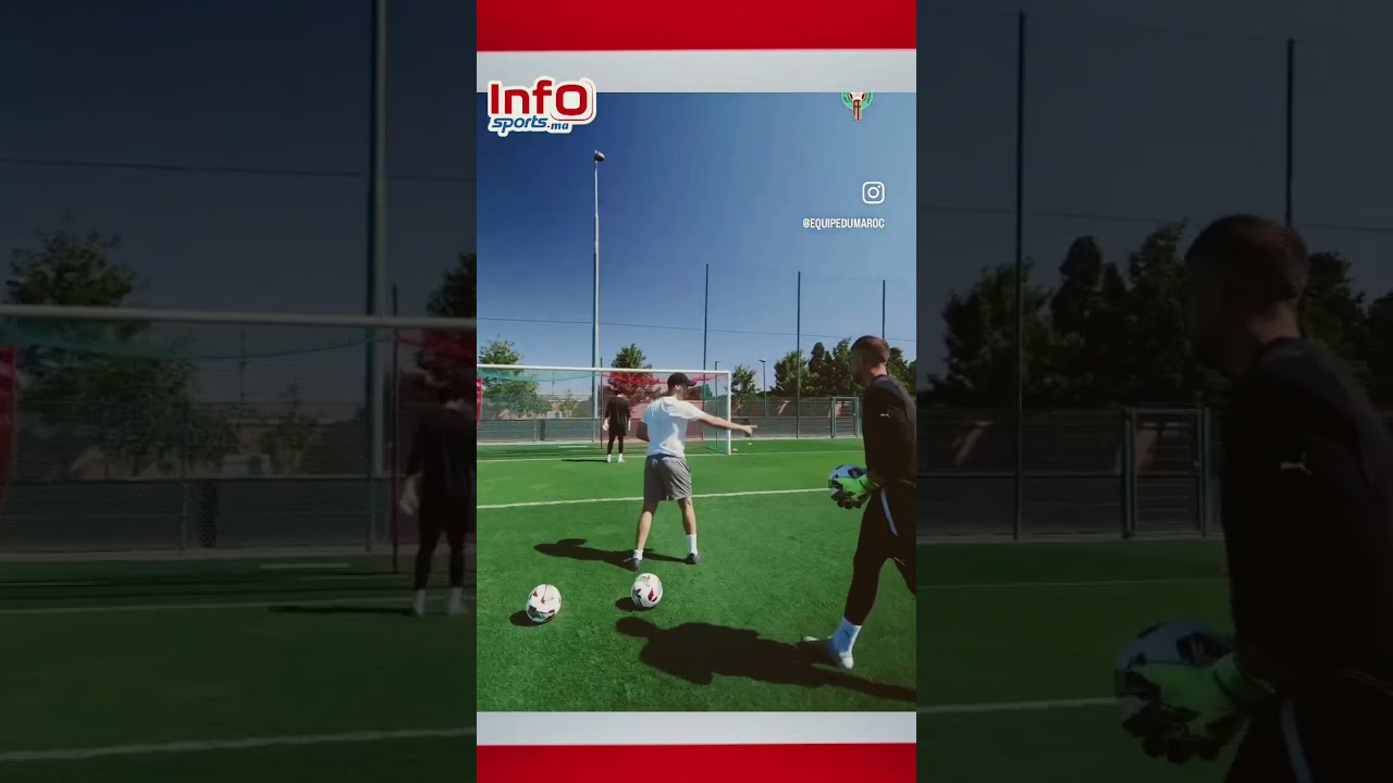 فيديو.. لحرار لأول مرة إلى جانب بونو والمحمدي في تداريب الأسود.