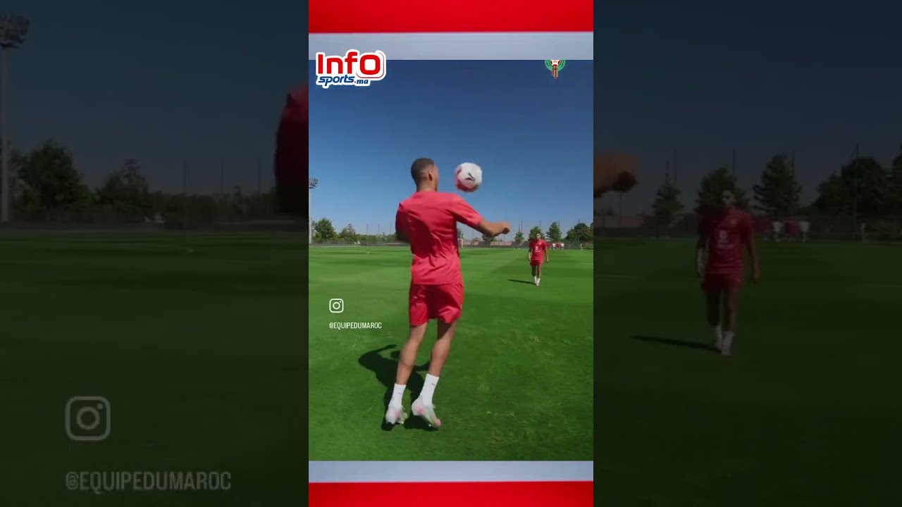 فيديو..لقطات طريفة من تداريب الأسود في لعبة تحدي التنس بين لاعبي المنتخب بمشاركة بنمحمود