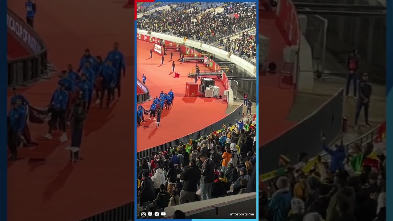 الجماهير المالية ناشطين قبل بداية المباراة أمام جزر القمر