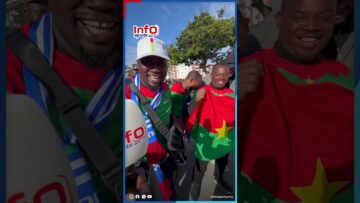 الجماهير المغربية فرحانين مع الجماهير البوركينابية بالفوز على غينيا الاستوائية