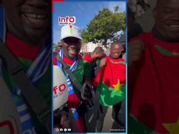 الجماهير المغربية فرحانين مع الجماهير البوركينابية بالفوز على غينيا الاستوائية