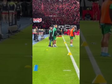 فيديو..بانون يتألم بعد إصابته في الإحماء.