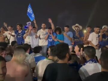 فيديو..احتفالية رائعة لجماهير الهلال بشوارع أمريكا بعد التأهل للربع بمونديال