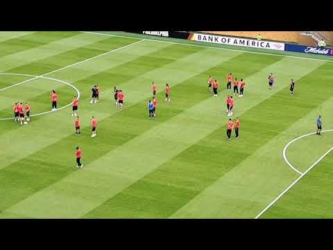 فيديو..لاعبو الوداد يتفقدون أرضية الملعب قبل المواجهة القوية لليوفي.