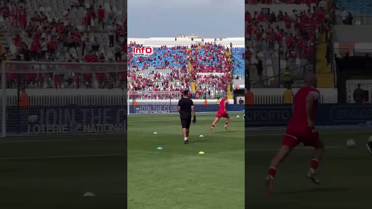 فيديو..أجواء رائعة..دخول لاعبي الوداد للتسخينات وسط تشجيعات الجماهير.