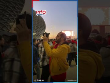 توافد الجماهير على ملعب الأمير مولاي عبد الله