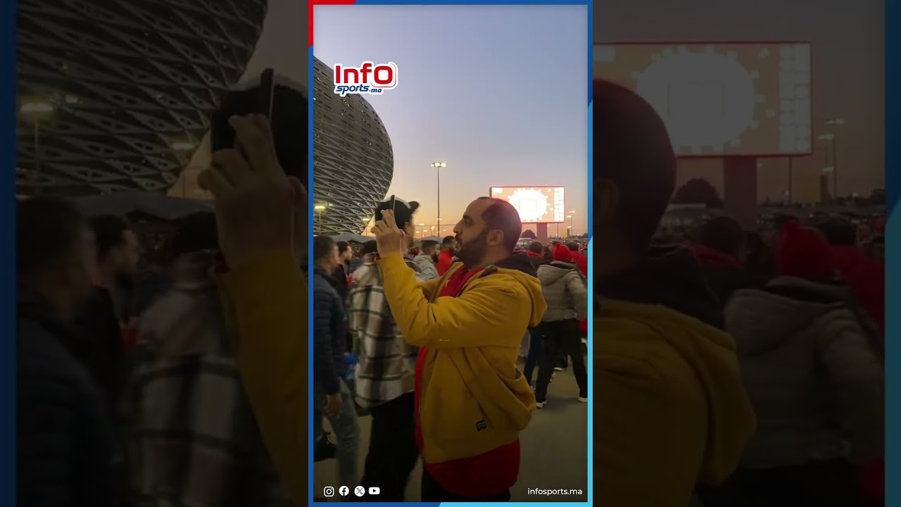 توافد الجماهير على ملعب الأمير مولاي عبد الله