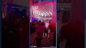 هكذا تفاعل جمهور فان زون كاتدرائية البيضاء مع الهدف الأول