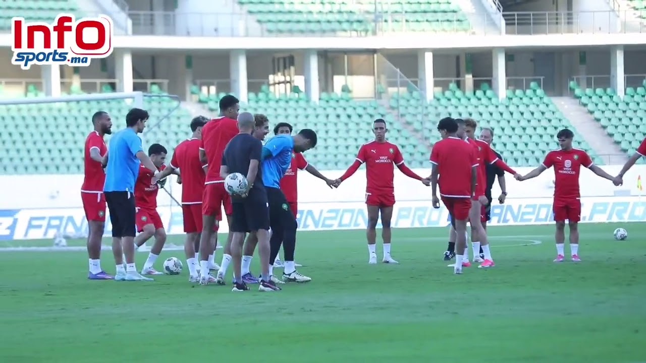 أجواء مرحة وتدريب فريد في الحصة الأخيرة للمنتخب الوطني قبل مواجهة ليسوتو
