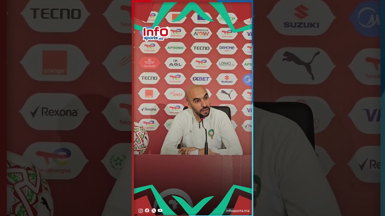 الركراكي يكيل المديح لدافيد باغو مدرب المنتخب الكاميروني