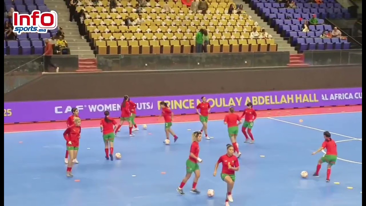 المنتخب الوطني النسوي للفوتسال يضع آخر اللمسات قبل نهائي الكان