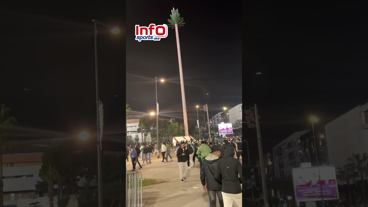 بتنضيم كبير تغادر الجماهير الرجاء بعد نهاية المباراة أمام نهضة الزمامرة