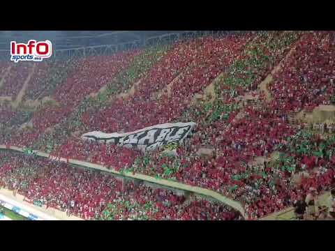 روعة النشيد الوطني وثلاثة تيفووات في مباراة المغرب والنيجر