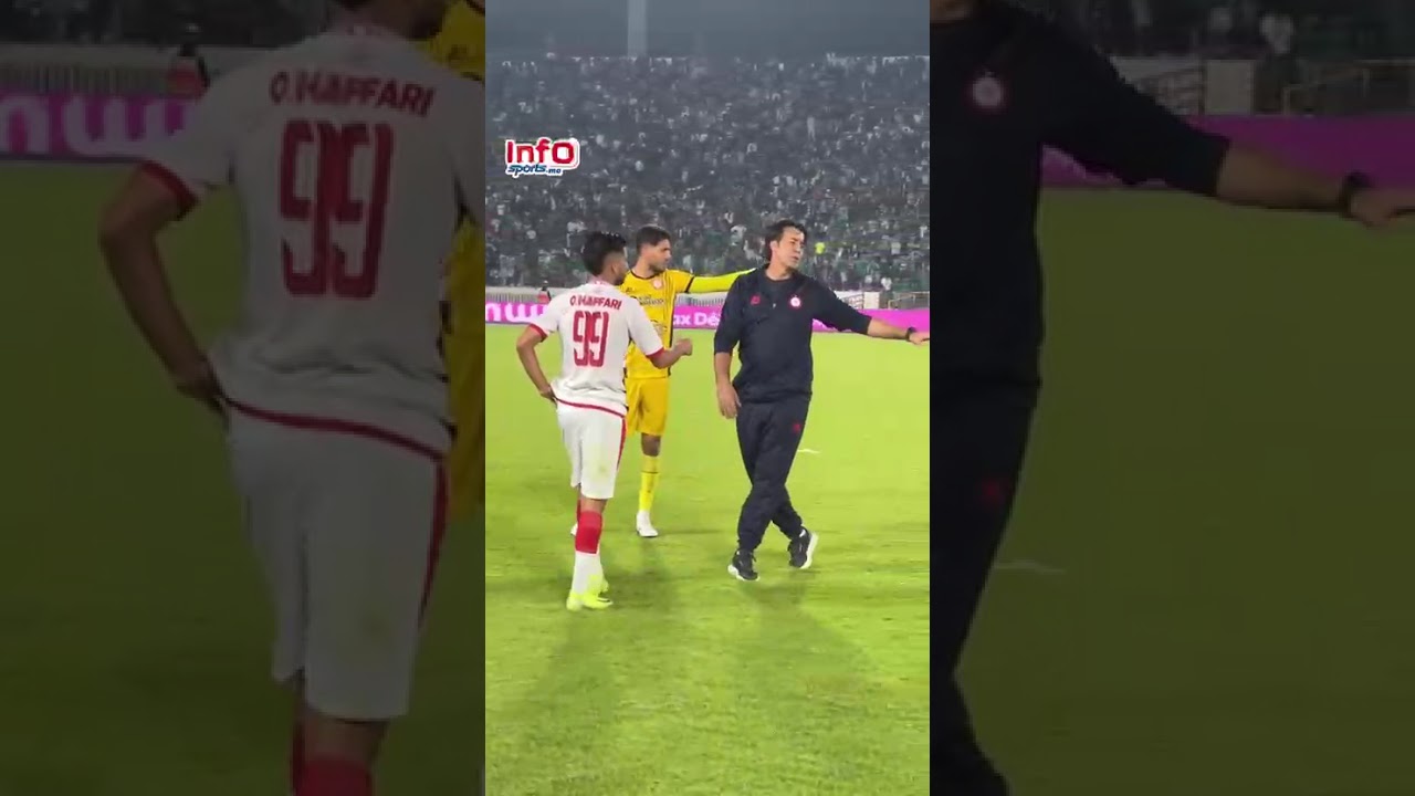 صدمة الدميعي ولاعبي الكوكب المراكشي بعد الهزيمة أمام الرجاء