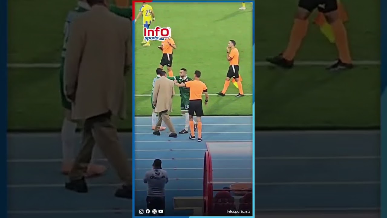 في لقطة طريفة.. النفاتي يحتفل رفقة الطنطاوي بهدف الرجاء أمام نهضة الزمامرة