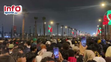 أكادير..شاهد الجماهير المغربية حاضرة بقوة لمبارة الكاميرون والغابون