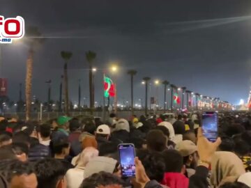 أكادير..شاهد الجماهير المغربية حاضرة بقوة لمبارة الكاميرون والغابون