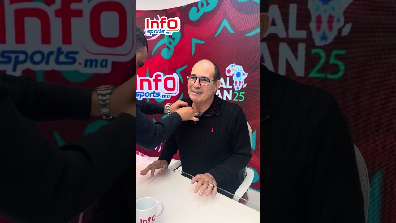 فيديو كواليس … قدوم بادو الزاكي وحكيم دومو إلى استوديوهات انفو  سبور