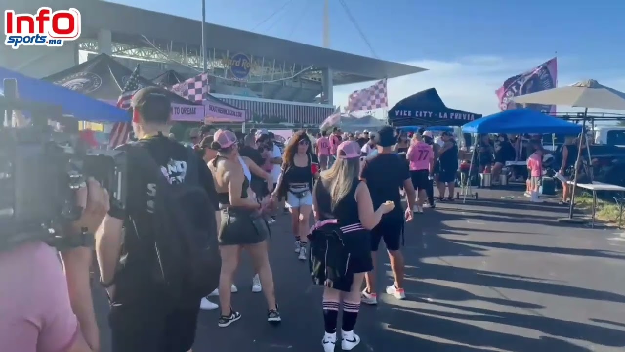 فيديو..أجواء احتفالية تسبق مواجهة ميامي والأهلي في افتتاح المونديال.