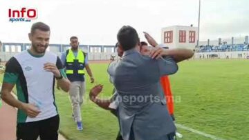 فيديو..فرحة كبيرة لفادلو وعناق حار مع اللاعبين بعد أول فوز.