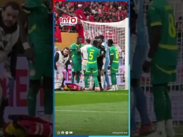 طلب جماهيري لحكيمي بإزالة “الفوطة” وتفاعل مفاجئ من لاعب السنغال