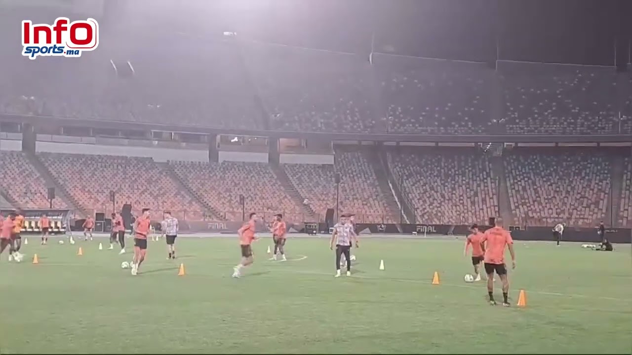 فيديو..أجواء حماسية في آخر حصة تدريبية لنهضة بركان.