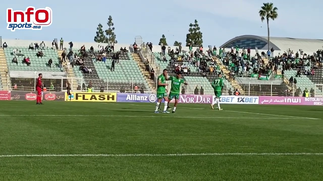 فيديو..فرحة كبيرة للاعبي الرجاء بالهدف الرائع للزرهوني ورقصة خاصة لهذا الأخير.