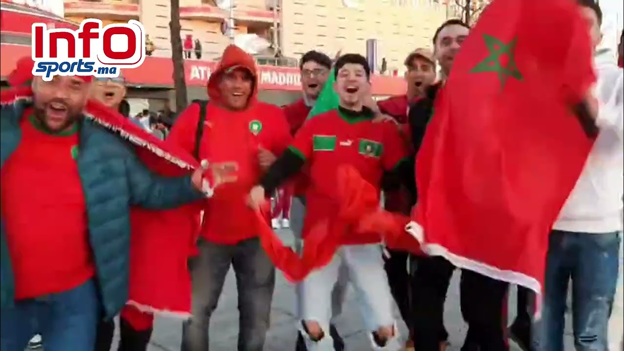 روعة الجماهير المغربية.."خالقين السعادة".