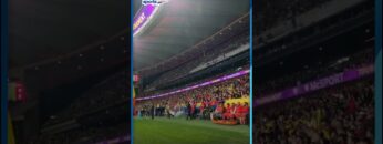 الجماهير المغربية تجتاح ملعب ميتروبوليتانو في مباراة الأسود والاكوادور