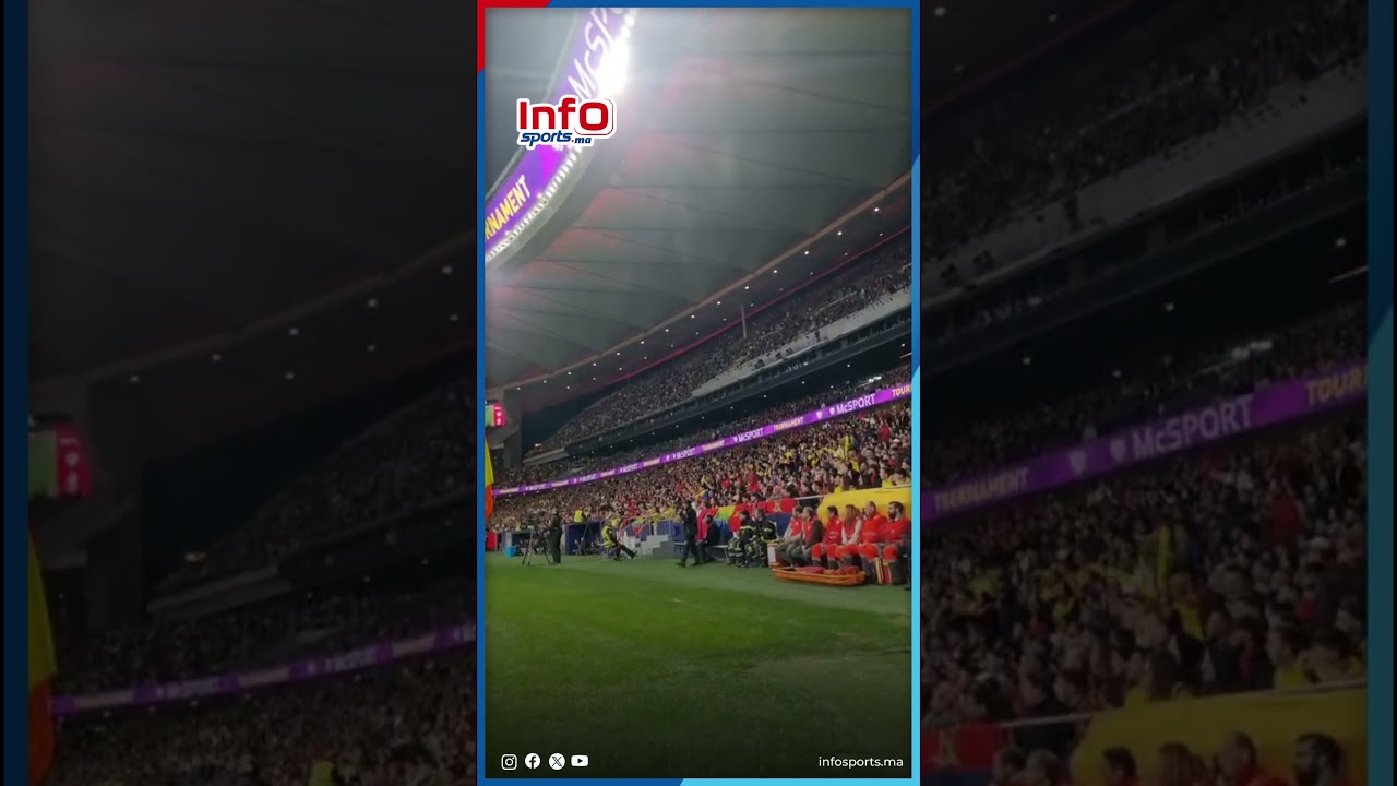 الجماهير المغربية تجتاح ملعب ميتروبوليتانو في مباراة الأسود والاكوادور