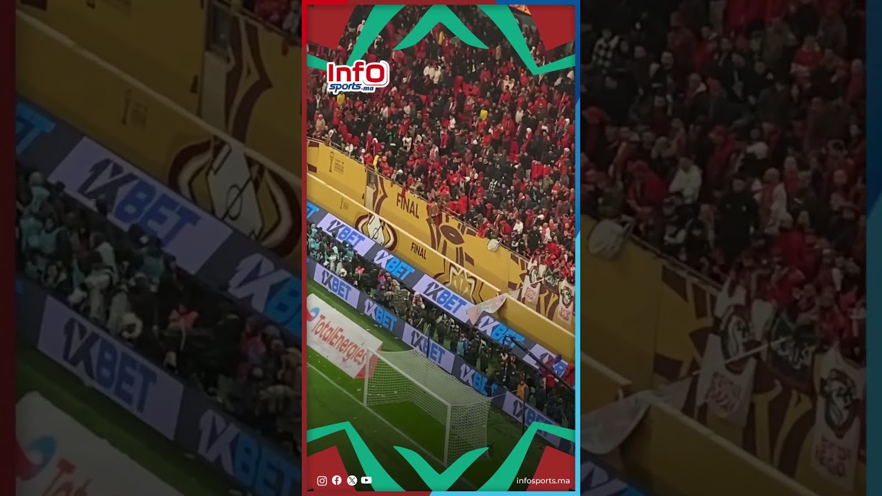 إعادة المنديل لحارس السينغال و مغاربة يرمون عددا من المناديل