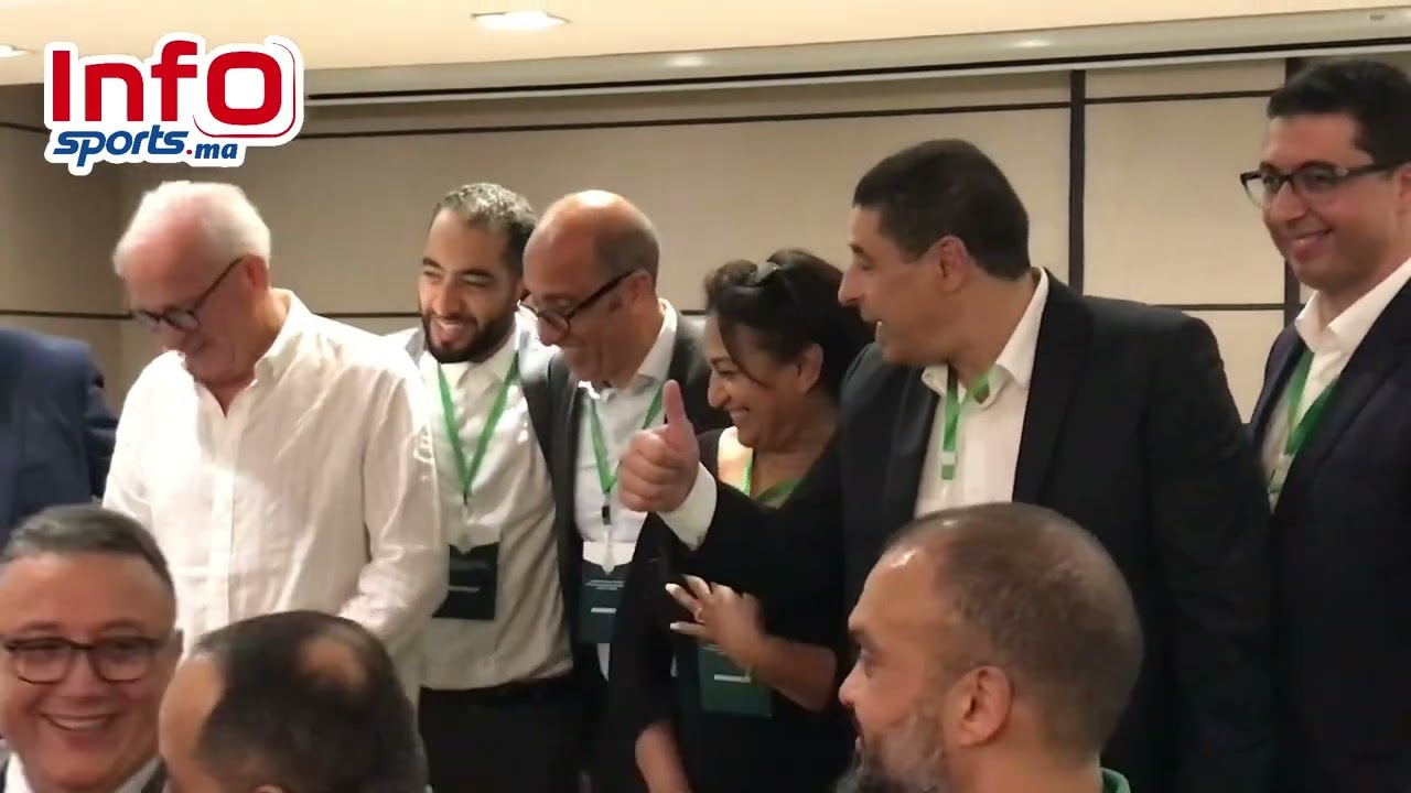 بعد فوزه بالرئاسة.. الزيات يحتفل رفقة أعضاء مكتبه بـ "ديما رجاء"