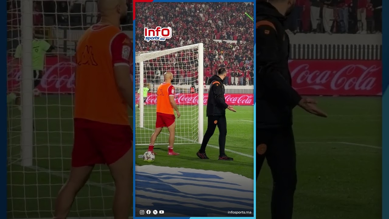 طريف..شوفو امرابط اشنو دار مني الحكم اعلن ضربة جزاء للوداد.