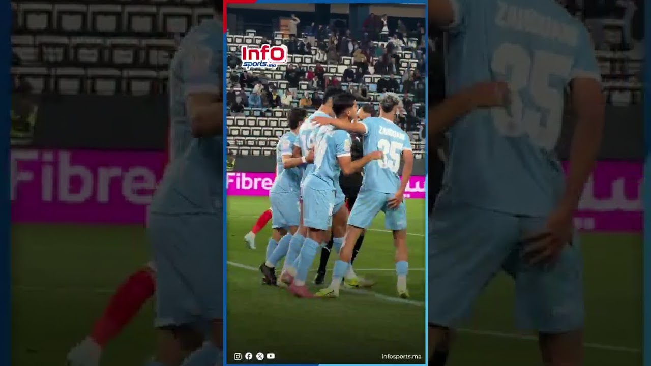 فرحة كبيرة للاعبي ا.تواركة بالهدف الأول والثاني في مرمى الوداد