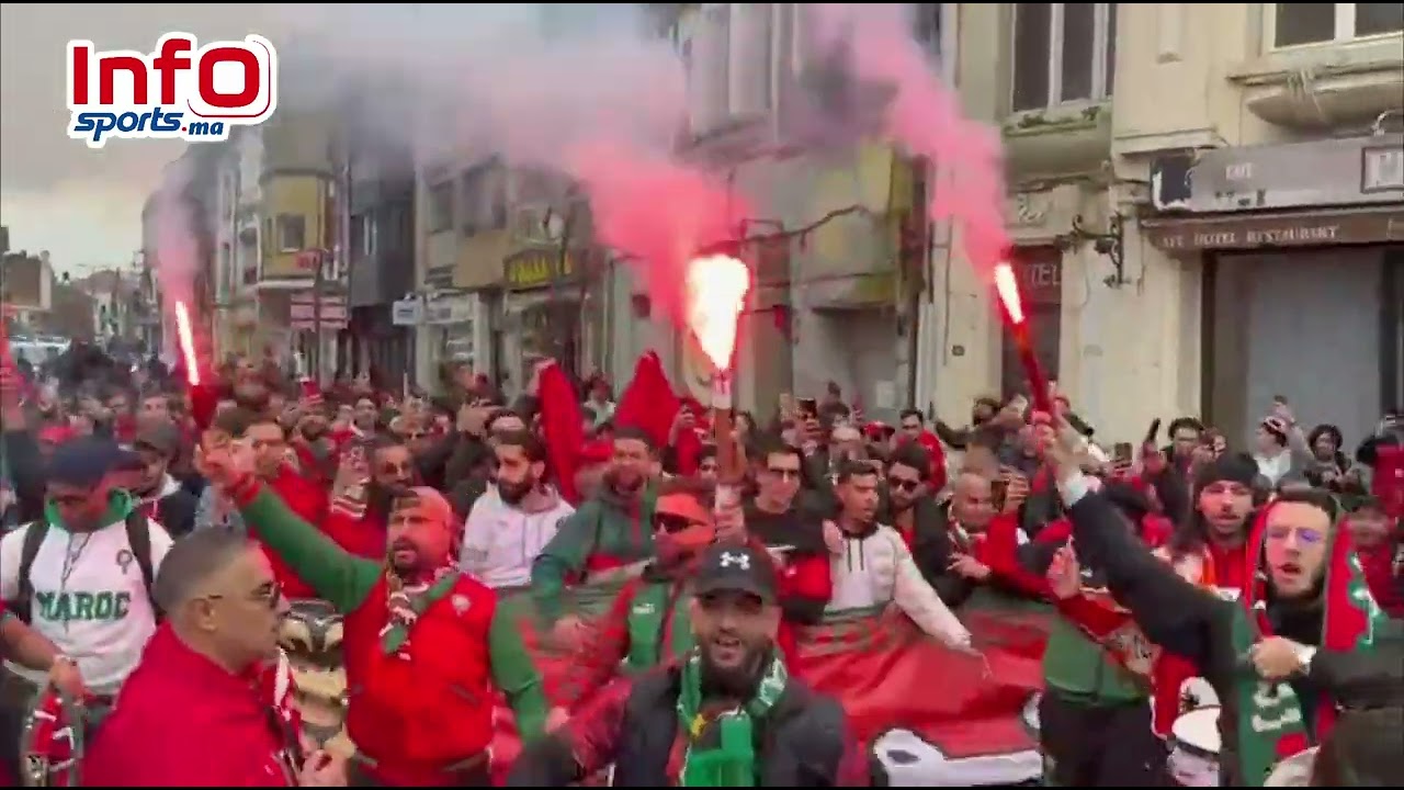 النشيد الوطني يعزف في شوارع فرنسا بقوة تشجيعا للأسود